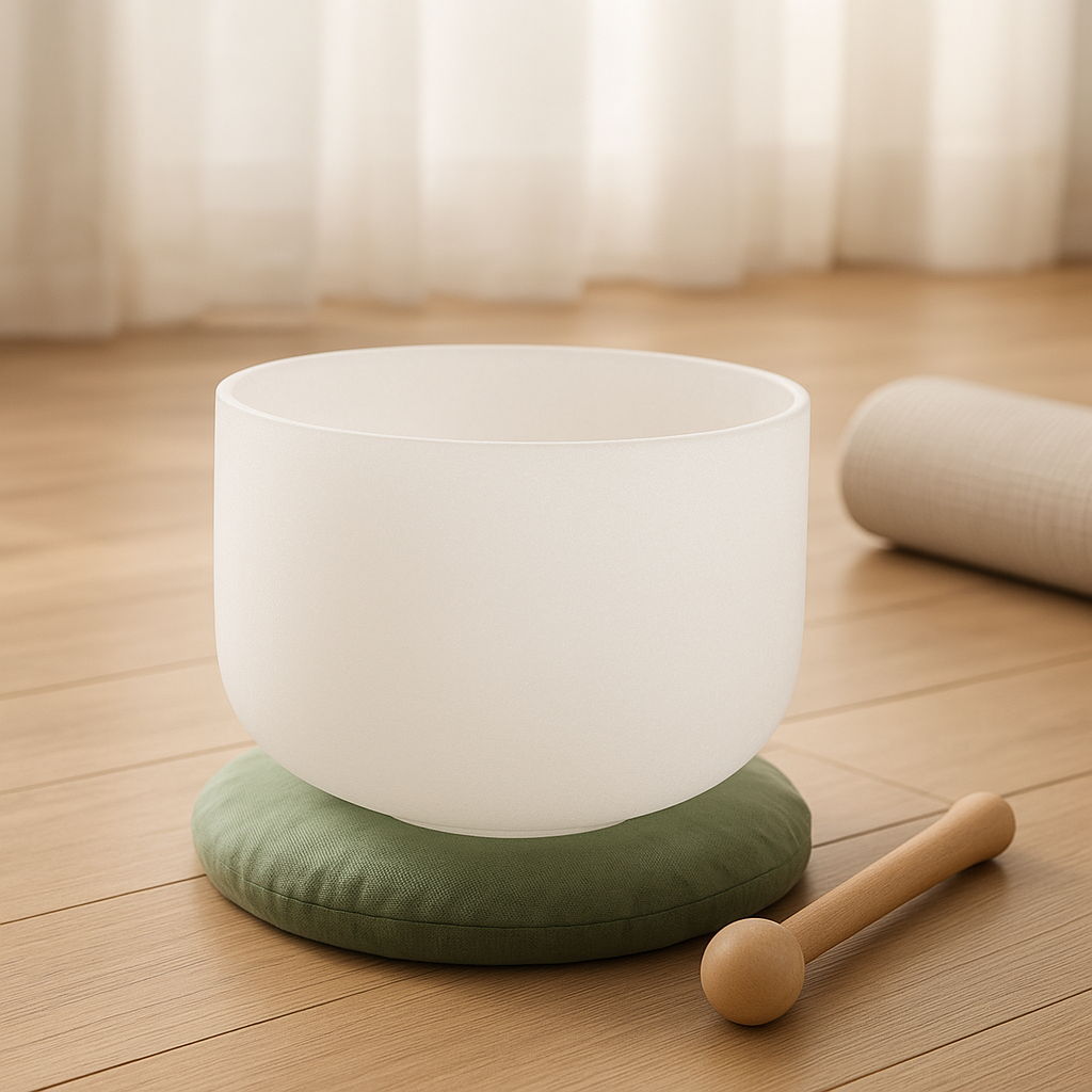 Crystal Quartz Singing Bowl – Heart Chakra (8 inch)