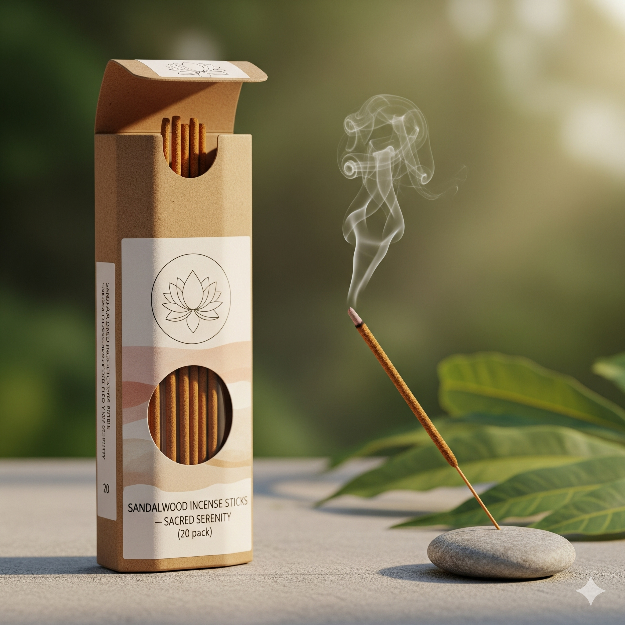 Sandalwood Incense Sticks – Sacred Serenity (20 pack)